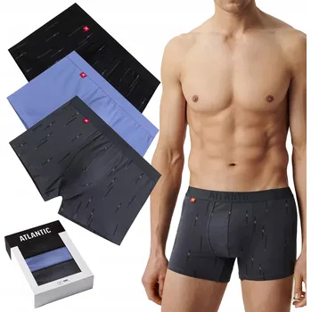 Pánské spodní prádlo PÁNSKÉ BOXERKY ATLANTIC 3MH-210 w1 bavlna 3-BALENÍ S