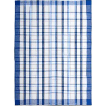 Utěrka Tegatex Utěrka bavlna 3 ks - tradiční káro modrá 50*70 cm