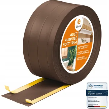 soklová lišta Lišta Quest PVC 1 x 95 délka 1000 cm hnědá