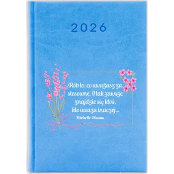 Kalendář Knižkový kalendář 2026 A5 FunnyCase modrý