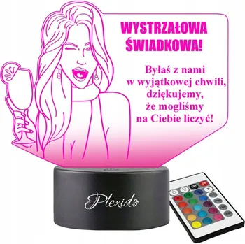 Lampička Plexido vícebarevná Noční lampa