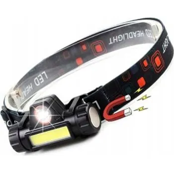 Čelovka NABÍJECÍ ČELOVKA S MAGNETEM, 4 REŽIMY, ODDĚLITELNÁ, NABÍJENÍ USB