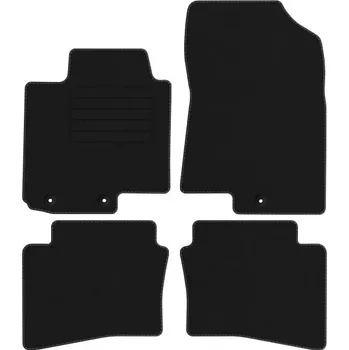 autokoberec Velurové autokoberce s upevněním v sadě Edecor