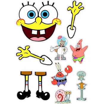 Jedlá dekorace na dort SPONGEBOB-13 Materiál: Jedlý papír