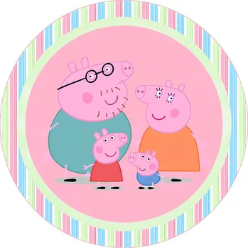 Jedlá dekorace na dort PRASÁTKO PEPPA-12 Materiál: Jedlý papír