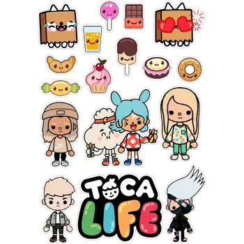 Jedlá dekorace na dort TOCA LIFE-15 Materiál: Fondánový list