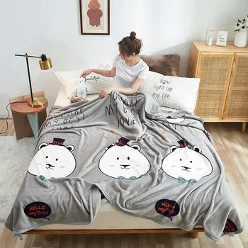 Dětská deka Příjemná plyšová univerzální jarní deka | dětská deka, přikrývka - 4 , 100x130CM