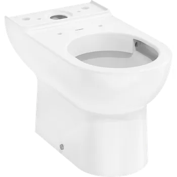 Klozet Hansgrohe GladeLake S - Volně stojící WC kombi 640 s univerzálním odtokem, AquaChannel Flush, bílá 60108450