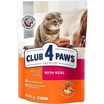 Krmivo pro kočku Club4Paws Cat Premium with Veal 2kg telecí pro kočky