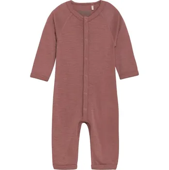 Kojenecký overall Dětský overal / pyžamo ze směsi vlny "Burlwood" HUTTEliHUT VELIKOST: 92/2 roky