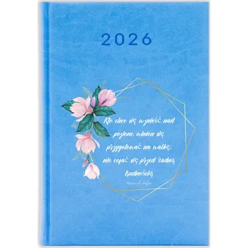 Kalendář Knižkový kalendář 2026 A5 FunnyCase modrý