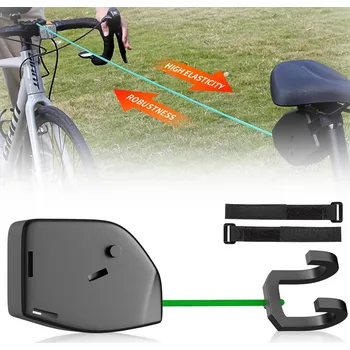 Tažné lano SAMONAVÍJECÍ TAŽNÉ LANO PRO DĚTI ELASTICKÉ PRO TAŽENÍ KOLA 2.5M