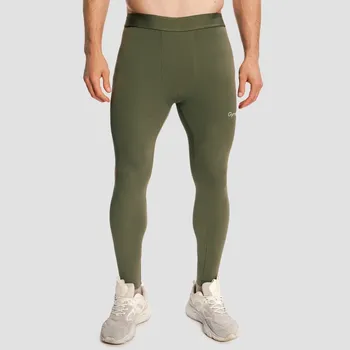 Dámské legíny GymBeam Men‘s Combat Leggings Olive Grey S šedá