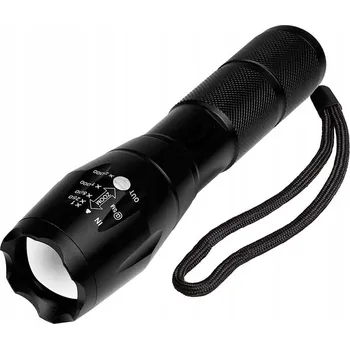 Svítilna LED Taktická svítilna CREE ZOOM XML T6