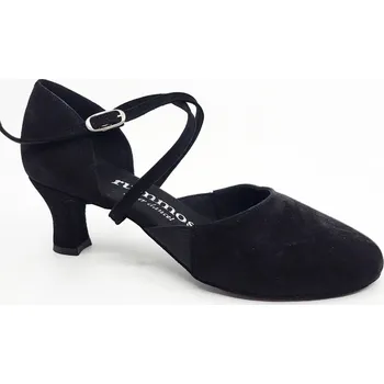 Dámská sálová obuv Rummos,Semišové taneční lodičky R411/50, černá 42.5