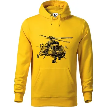 Dámská mikina Mikina - Mi 17 Barva: Žlutá (04), Velikost: 3XL, Střih: Pánské