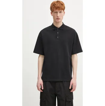 Pánské tričko Bavlněné polo tričko C.P. Company pánské, černá barva, 18CMPL320A110396G, M, 99X