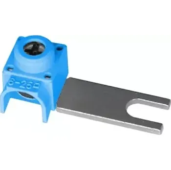 svorka Noark 103839 ITAL F 63A B Izolovaná svorka s příčnou prodlouženou vidličkou 63A modrá (ITAL F 63A B)