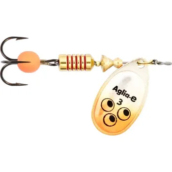 Umělá nástraha Rotační třpytka Mepps Aglia -E Vel.3 6,5g Oranžová