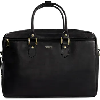 Dámská taška na notebook Marina z pravé kůže Barva: Černá