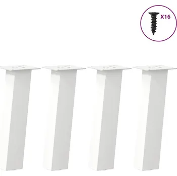 Konferenční stolek vidaXL Nohy konferenčního stolku 4 ks ocel 30 cm ocel [4012496] Barva: Bílá