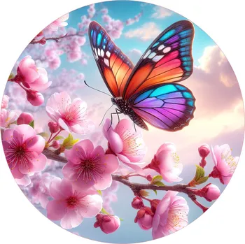 Jedlá dekorace na dort MOTYLI-04 Materiál: Jedlý papír