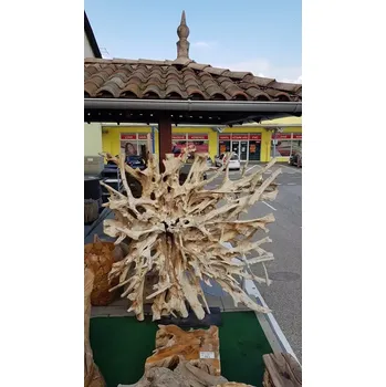 Zahradní dekorace Teakový samorast slniečko