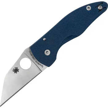 kapesní nůž Spyderco MicroJimbo Satin SPY27 Blue G10