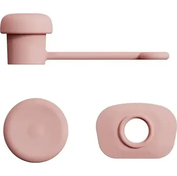 Silikonová zátka na tumbler Stanley | nepropustné víčko, příslušenství kelímku - A-růžová