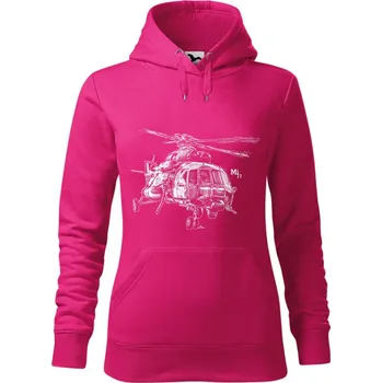 Dámská mikina Mikina - Mi 17 Barva: Purpurová (40), Velikost: XS, Střih: Dámské