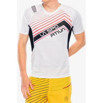 Pánská móda Běžecké tričko La Sportiva Wave T-Shirt - white/black