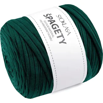 Příze Špagety / příze 550 g Varianta: 16 zelená tmavá různé odstíny, Balení: 1 ks