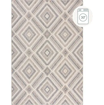Koberec Šedobéžový pratelný koberec 78x150 cm Beckett – Flair Rugs ID_1787472