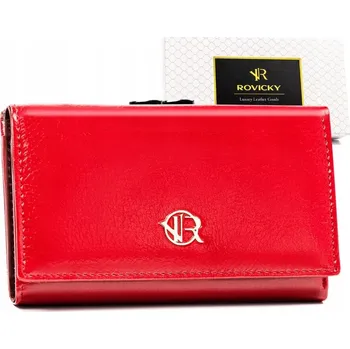 Peněženka Rovicky dámská peněženka z pravé kůže červená