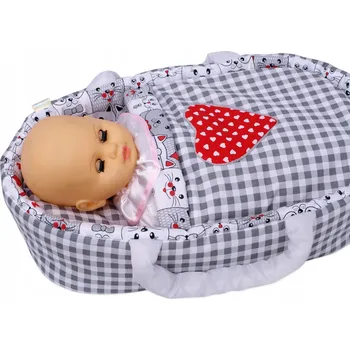 Doplněk pro panenku Nosítko pro panenku do 45 cm, nosítko bobo povlečení