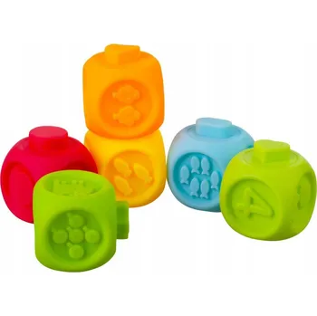 ostatní stavebnice Měkké senzorické Stavebnice Bocioland BL037 6 ks