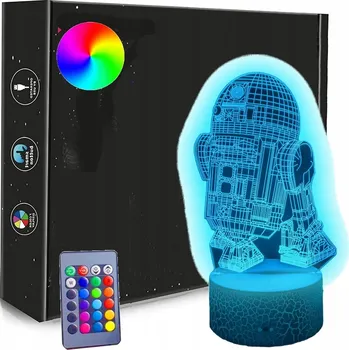 Lampička Noční lampa 3D vícebarevná