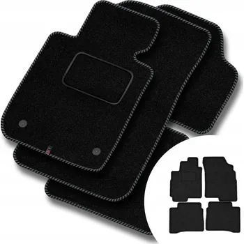 autokoberec Velurové autokoberce Motos 4 ks