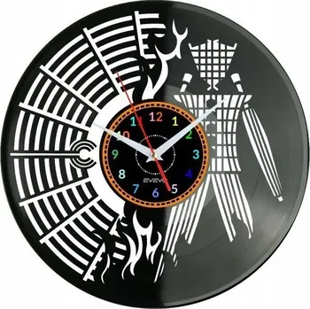 Hodiny Hořící Muž Nástěnné Hodiny Vinylová Deska Moderní Dekorativní Na Zeď