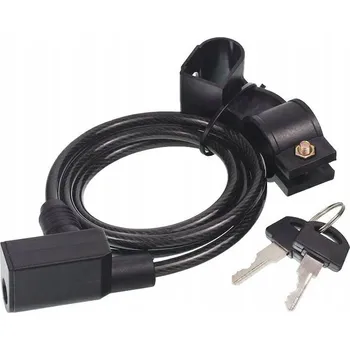 Zámek na kolo Zámek na kolo, přívěs - lanko 100 cm AA0804HM5H