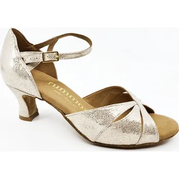 Dámská sálová obuv Rummos,Zlaté kožené latinky R385/50, zlatá 42
