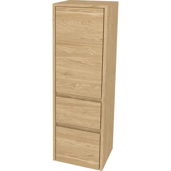 Koupelnový nábytek Mereo Opto Koupelnová skříňka vysoká 401x1247x360 mm, levé otevírání, Multidecor, Dub olejovaný, CN995LDUO1