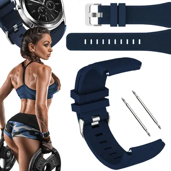 Příslušenství k chytrým hodinkám Řemínek pro Huawei Watch GT 5 Pro 46mm chytré hodinky tmavě modrý řemínek 22mm