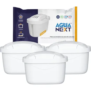 vodní filtr 3x vodní filtr Agua Next pro skleněné filtrační konvice Dafi, náhradní