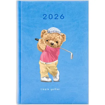 Kalendář Knižkový kalendář 2026 A5 FunnyCase modrý