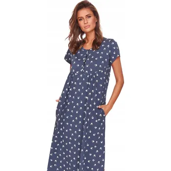 Dámská košile Dámská košile Námořnická Modrá M Krátký rukáv Bavlněná rozepínací Doctor Nap Dlouhá