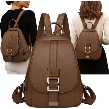 BATOH DÁMSKÝ BATŮŽEK MĚSTSKÝ DO ŠKOLY PRÁCE EKO KŮŽE VINTAGE TAŠKA