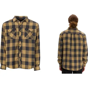 Rybářské oblečení Košile GRUNDÉNS Kodiak Insulated - Antique Bronze Plaid - vel. XXL