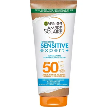 Mléko na opalování Garnier Ambre Solarire Sensitive Expert+, 50+SPF, 200ml