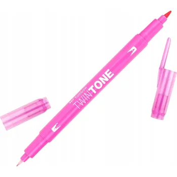 Fix s hrotem štětec TOMBOW oboustranný BRUSH PEN TwinTone princess pink růžová